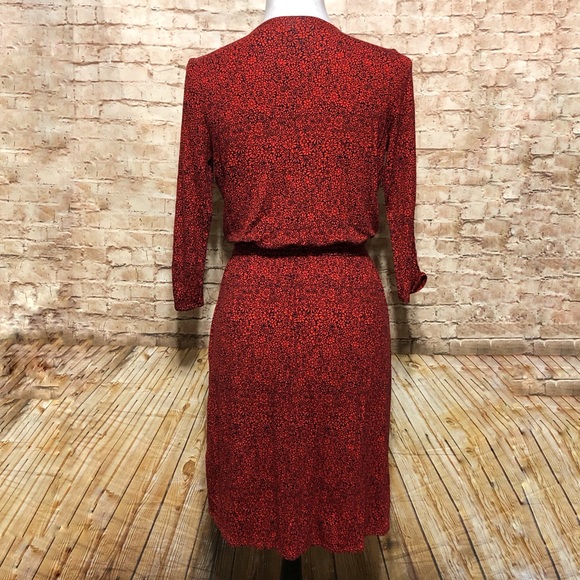 Lucky Brand Floral Printed Wrap Dress - Picture 5 of 8